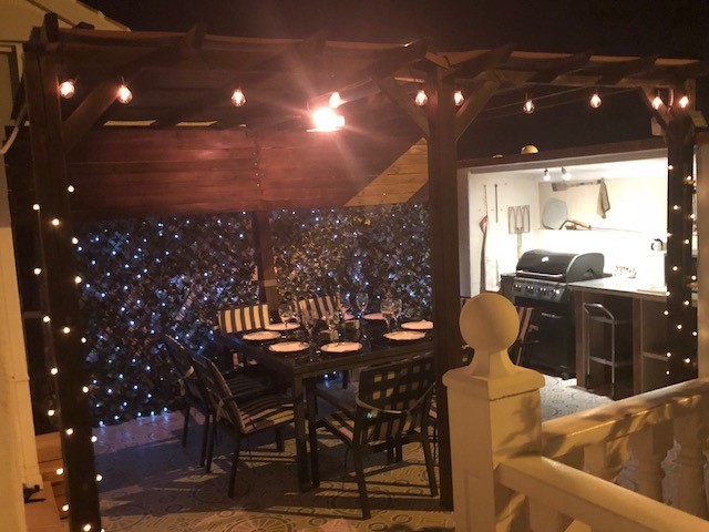 Grill område kveld